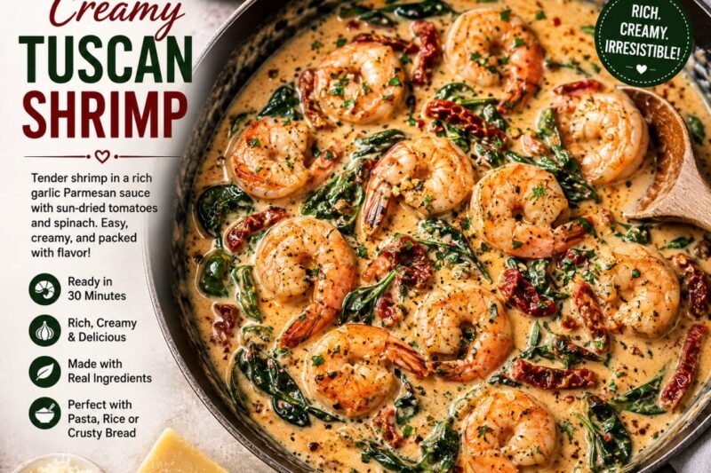 Creamy Tuscan Shrimp