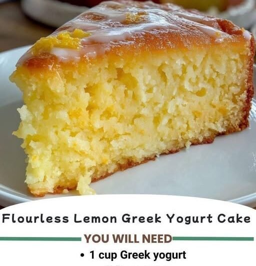 Flourless Lemon Greek Yogurt Cake