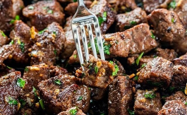 Garlic Butter Steak Bites
