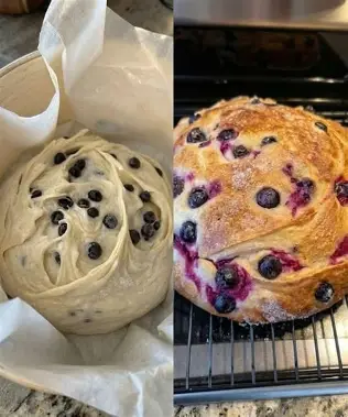 Gluten-Free Blueberry Cream Cheese Loaf