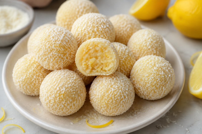 Gluten-Free Lemon Truffles